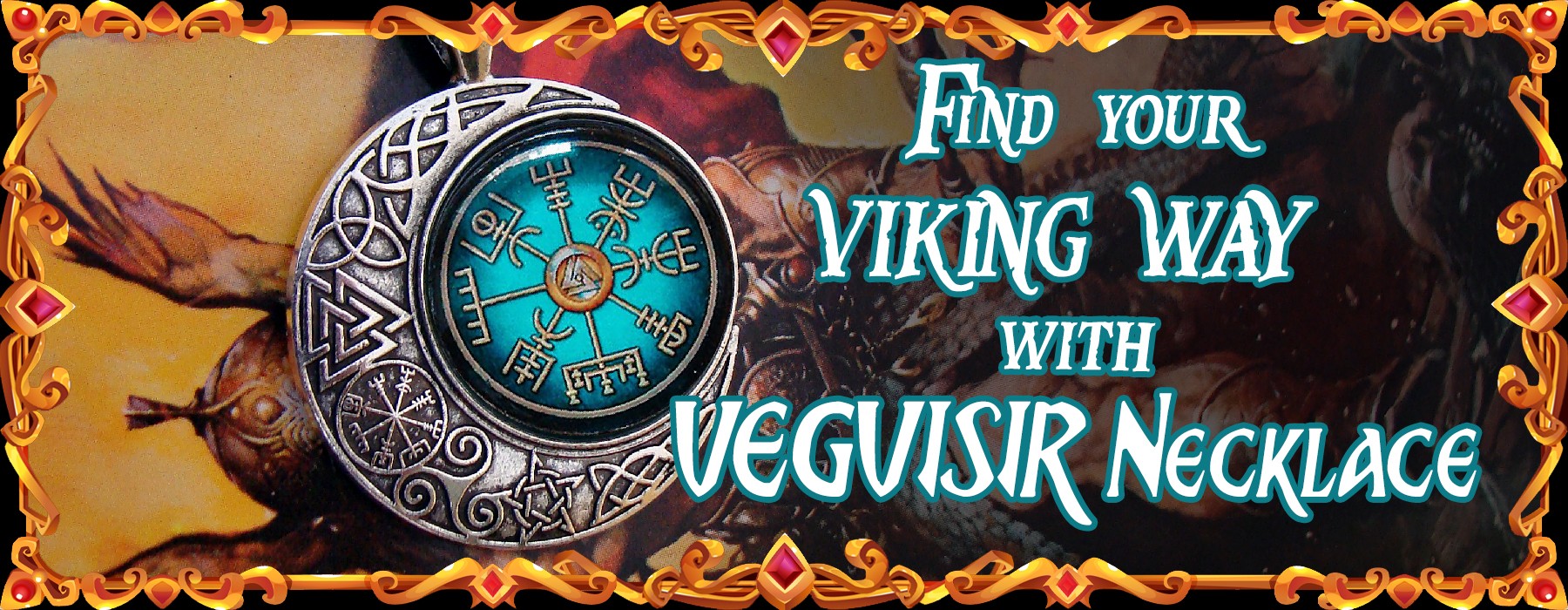 Vegvísir NECKLACE